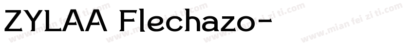 ZYLAA Flechazo字体转换